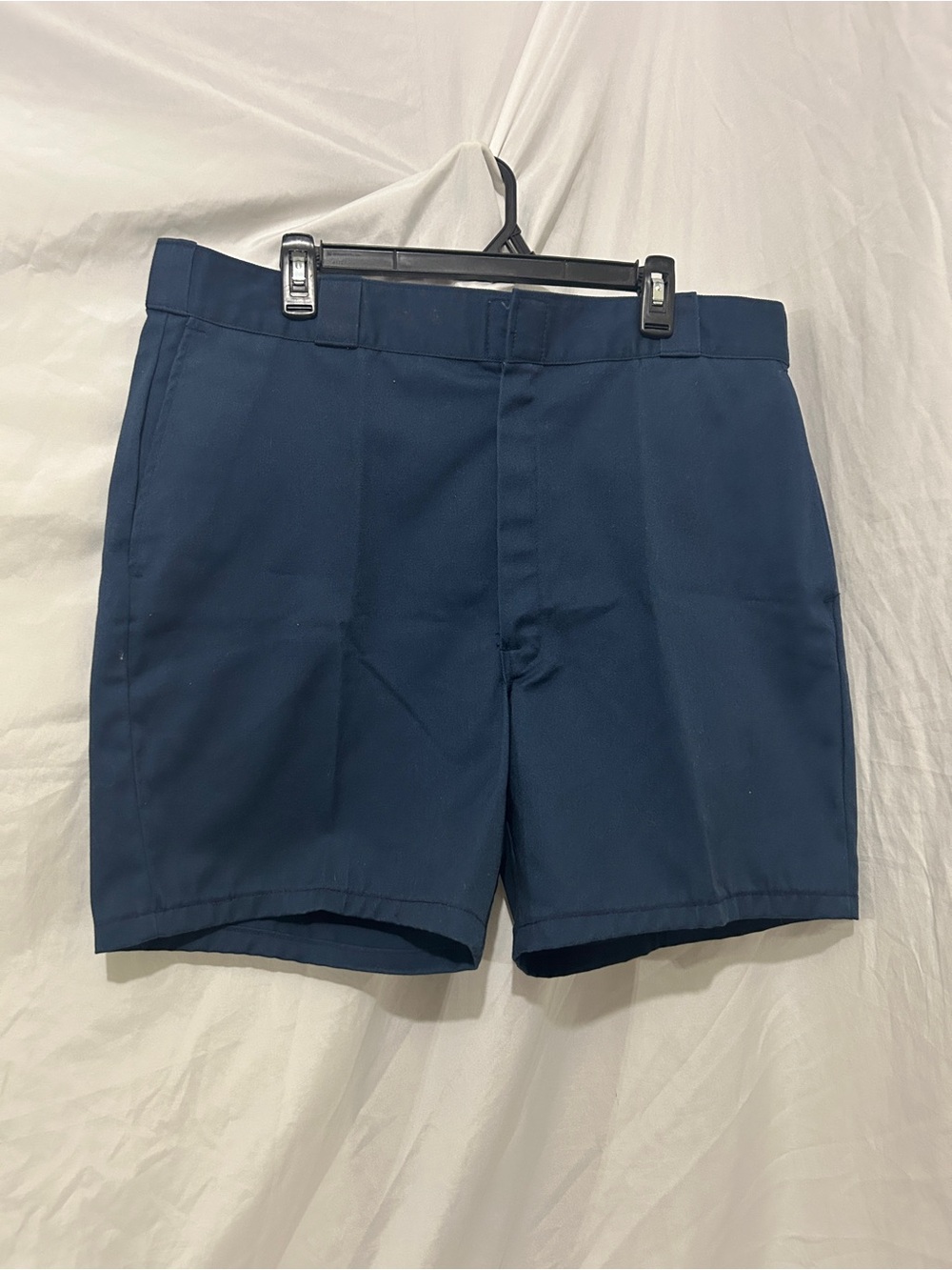 Vintage Made in USA Dickies Navy Flat Front Work Shorts Size 40